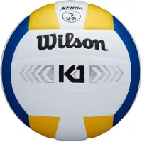 Wilson - "K1 Silver" Leder Volleyball PP1140 (5) (Bunt)