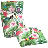 vidaXL Sonnenliege Klappbar Mehrfarbig 175x54x8,5 cm Oxford-Gewebe