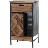Mendler Apothekerkommode HWC-Q77, Schrank Kommode Schubladen Staufächer Industrial Vintage/Shabby Holz Metall 85x45x35cm