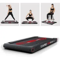 Care WALKER VIBE - Laufband für Gehen und Schreibtischarbeit - Höchstgeschwindigkeit 6 km/h - 4 Vibrationsstufen - Einfaches Verstauen