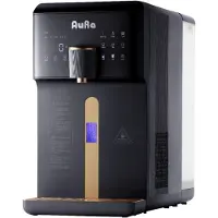 Neues Wasser AURA W23 Auftisch Osmoseanlage mit Tank – Umkehrosmose, Heißwasser & Wasserstoff – Schwarz