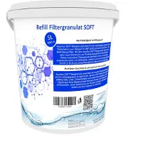 Aquintos-Wasseraufbereitung GmbH Refill Filtergranulat ? Ersatz für BWT soft und Aarke Pure Clean + Taste 5 L SOFT Filtergranulat von Aquintos