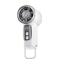 Slyrun Turbo Handventilator mit 11000 RPM, 199 Windstufen, Mini Ventilator mit LED Display & USB-C für starke Kühlung