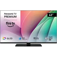 Panasonic TV-43W80AEZC, 109,2 cm (43"), 3840 x 2160 Pixel, QLED, Smart-TV, WLAN, Schwarz