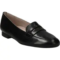 Paul green Slipper & Mokassin 2389-128, Glattleder, Schwarz, Damen