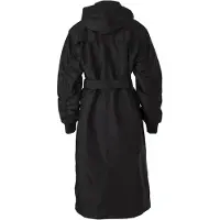 Agu Regenjacke Trenchcoat Puff Long Damen Black-M