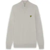 Lyle & Scott Herren Pullover & Cardigans Cotton Merino Quarter Zip Jumper - Beige - Größe XL
