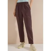 Cecil Stoffhose "Style Chelsea" Sommerhose mit elastischem Bund / Viskose