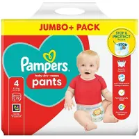 Procter & Gamble Pampers Baby Dry Windelhosen Größe 4, 72 Stück, 9–15 kg, Jumbo+ Packung