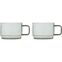 AdHoc Teeglas Impact Grau 300 ml (2er-Set)