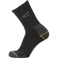 Camel active Herren boot Socke aus Bio Baumwolle 4er Pack uni basic anthrazit melange, schwarz Größe 39-42 und 43-46, Farben:blk/ant, SockSizes:43-46
