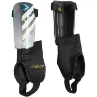 Adidas Fußball Schienbeinschoner PERFORMANCE "F50 MATCH KIDS SCHIENBEINSCHONER", Kinder, Gr. S, schwarz (carbon, weiß), Protektoren Fußball Schienbeinschoner, für Kinder und Jugendliche