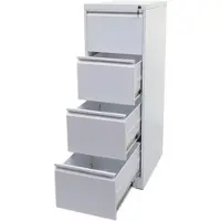 Proregal Hängeregisterschrank | HxBxT 134x46x62 cm | Format Legal + A4 abschließbar | Weiß | Aktenschrank Büroschrank Stahlschrank