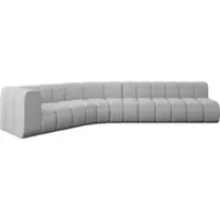 ALTDECOR Modulares Sofa Ecksofa in L-Form - Karex-L2 - 399x194x70 cm Hellgrau - Corner modular Sofa Eckcouch Couch Wohnlandschaft Cauchsofa Bodensofa Polstersofa