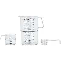 Mepal Messbecher Mensura Clear (3-teilig)