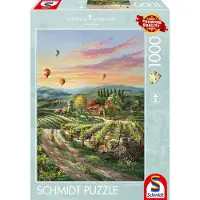 Schmidt Spiele Thomas Kinkade Studios: Peaceful Valley Vineyard, 1000 Stück(e), Landschaft, 12 Jahr(e)