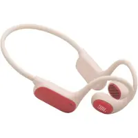JBL Junior Free Open-Ear Kopfhörer für Kinder, 10h Akku, Kindersicherung, Peach