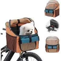 Famanu Faltbare Hunde-Fahrradkorb - Orange