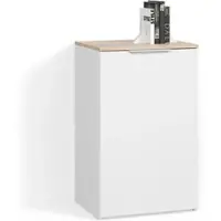 Livinity KOMMODE Piave Weiß mit Regal