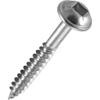 Famanu Holzschrauben 7 x 30 mm - selbsttappende Schrauben mit viereckigem Antrieb, 500 Stück