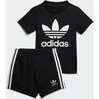 Adidas Set T-Shirt und Shorts JC6583 Schwarz Regular Fit