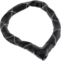 Markenlos Kettenschloss Sicherheitsstufe 10 - 85 cm - Schwarz