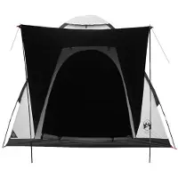 vidaXL Campingzelt mit Dach Weiß Blackout 190 x 140 x 105 cm