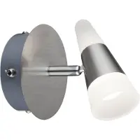 Globo LED Wandleuchte, Spot verstellbar, Metall, Höhe 14 cm