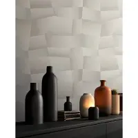 Living Walls Vliestapete "Vibes & Styles Damian – Refined Dimensions Vliestapete" 3D-Optik leicht strukturiert Geometrisches 3D-Design mit markanter Struktur und edlem Glanzeffekt