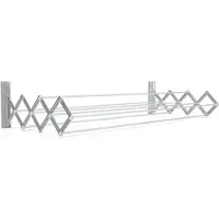 Famanu Wäschetrockner mit ausziehbarem Design - 20 kg Tragkraft, 5,2 m Trockenlänge
