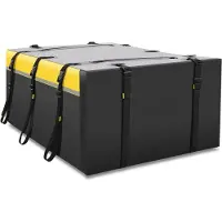 Famanu Dachgepäckträger Tasche 21 Kubikfuß - Softshell mit Antirutschmatte und 6 Haken
