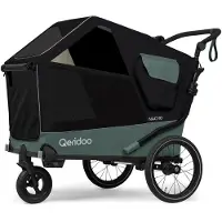 Qeridoo Nacho Hundeanhänger Größe: L | Farbe: Green