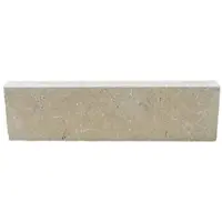 WOHNRAUSCH Randstein »Tosca Cream«, BxHxL: 7,5 x 35 x 100 cm, Travertin - beige