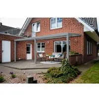 Gardendreams Terrassenüberdachung »Elegance«, BxT: 6000 x 3000 mm, Glasdach, graualuminium
