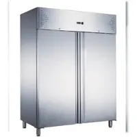 Ristoattrezzature Klasse A gekühlt Edelstahl 2 Türen 1400 Liter Kühlmöbel, belüftet -2 +8 °C tropentauglich niedriger Energieverbrauch