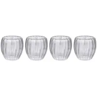 Butlers Trinkglas HOT & COLD 4er-Set in Durchsichtig | Gr.: onesize