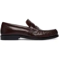 Calvin Klein Slipper Ess Rubber Loafer Wr Pol Lth HM0HM02171 Dunkelbraun