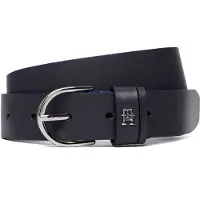 Tommy Hilfiger Gürtel Essential Effortless 3.0 Sv AW0AW18688 Dunkelblau 80