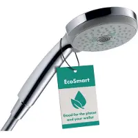 Famanu Handdusche Kompaktformat mit Chromoberfläche - 100 mm Durchmesser