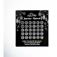 Famanu Ramadan Adventskalender - 2024 - Tage Kalender - Dekoration und Geschenkbeutel - DIY