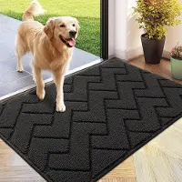 Markenlos Türmatte Innenbereich Schmutzfangmatte, Antirutsch, Waschmaschinengeeignet, Wasserabsorbierend, für Eingang, Flur, Küche, Schlafzimmer