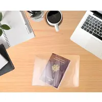 Famanu Passhülle Transparent - Recyclebares Kunststoff, Standardformat mit Armband