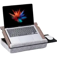 Famanu Laptopablage mit verstellbarer Höhe – Walnussfarbe