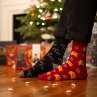 Soxo Adventskalender HARRY POTTER 6x Herren-Socken Gr. 40-45 von – Geschenke zu Weihnachten für Männer