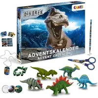 Craze DINOREX Spielzeug Adventskalender 2025 Kinder - Dino Adventskalender , Weihnachtskalender mit Dino Figuren & Schrein-Zubehör
