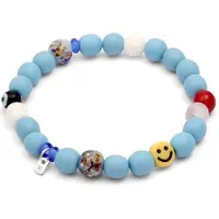 KUZZOI Armband Resin in Hellblau | Gr.: 21 cm
