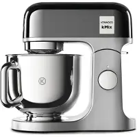 Kenwood kMix Editions Küchenmaschine Black Chrome KMX760BC – 5 L, 1000W, planetarisches Rührsystem, Premium-Design