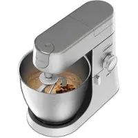 Kenwood Chef XL Küchenmaschine Silber KVL4100S – 6,7 L Schüssel, 1200W, planetarisches Rührsystem, 3-tlg. Patisserie-Set
