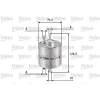 Valeo Kraftstofffilter 587019 passend für MERCEDES-BENZ A-Klasse (W168) Leitungsfilter