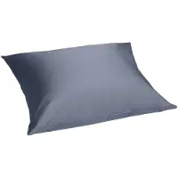 Yumeko Kissenbezug Baumwollsatin 50x60 Blau - Eco, Bio & Fairtrade